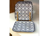 Arow porselen cinili servis tababagı 15.5 x 15.5cm