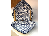AROW PORSELEN ÇİNİLİ KALPLİ ÇEREZLİK 13X15