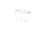 HobbyLife 02 1160 Kapaklı Tekerlekli Multibox Saklama Kabı 80 Litre